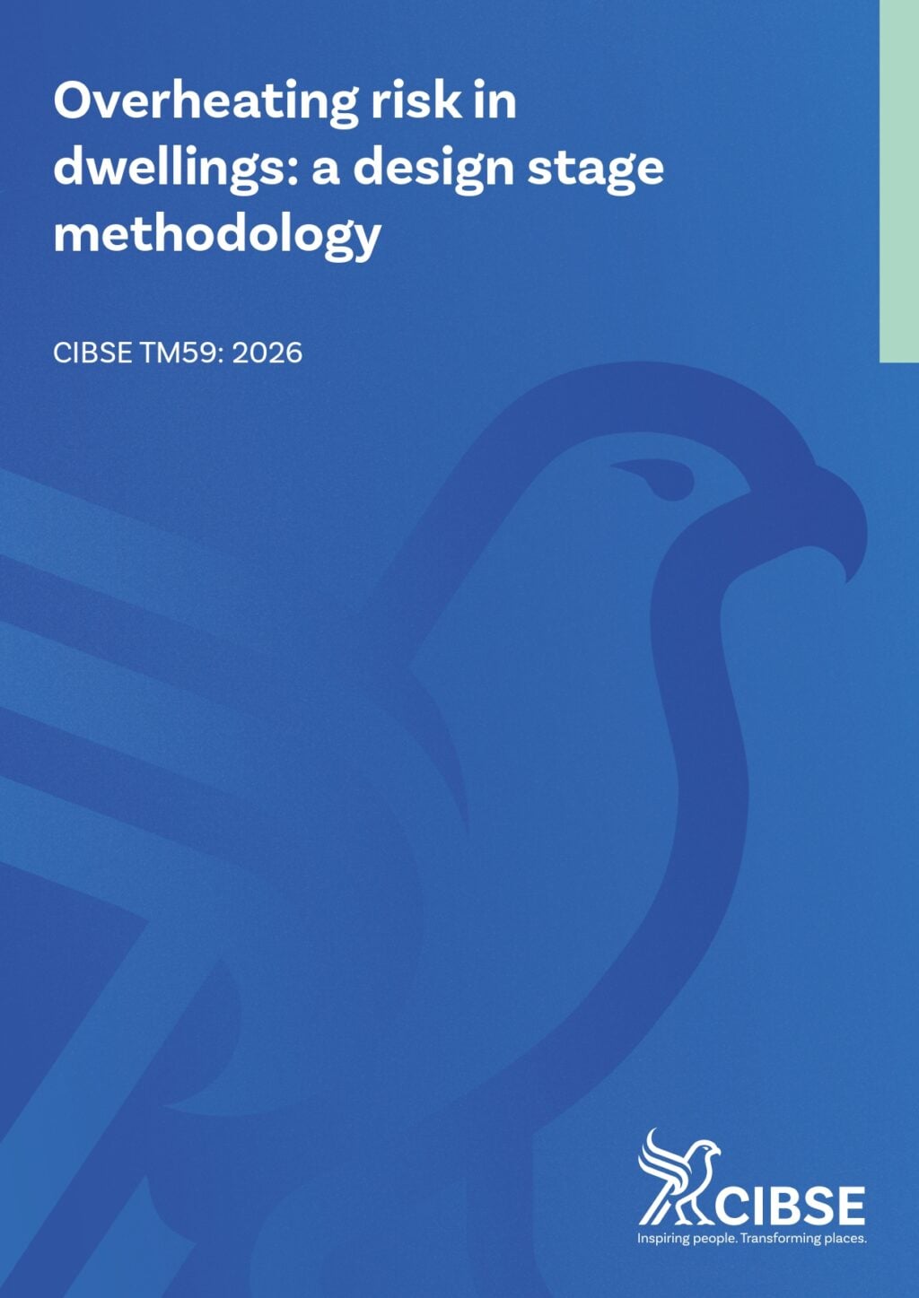 Cover page of CIBSE TM59:2026 - Overheating risk in dwellings: a design stage methodology